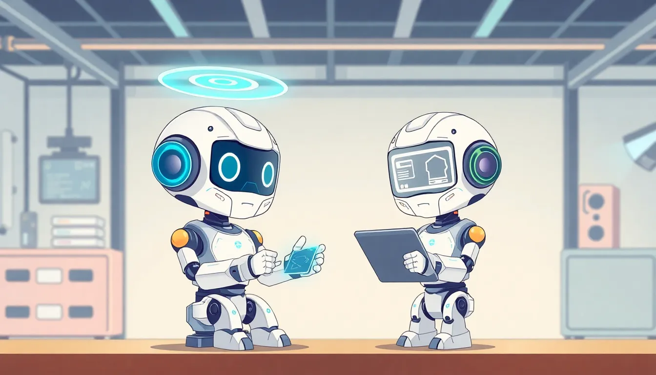 AIエージェントとブラウザAIのイラスト