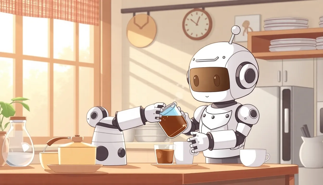 AIと人間の協働イラスト