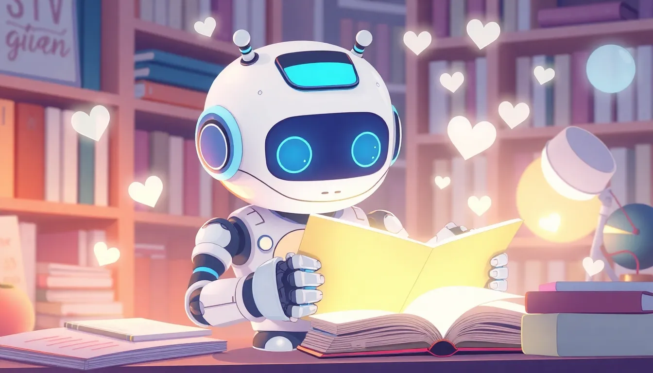 日記を読むAIロボット