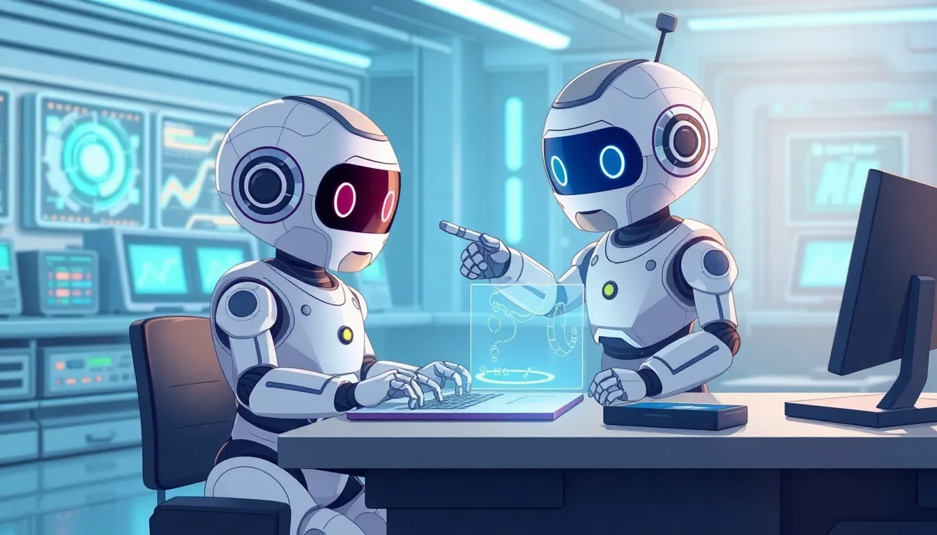 Advisor Tool のイメージ - 2体のAIロボットが協力