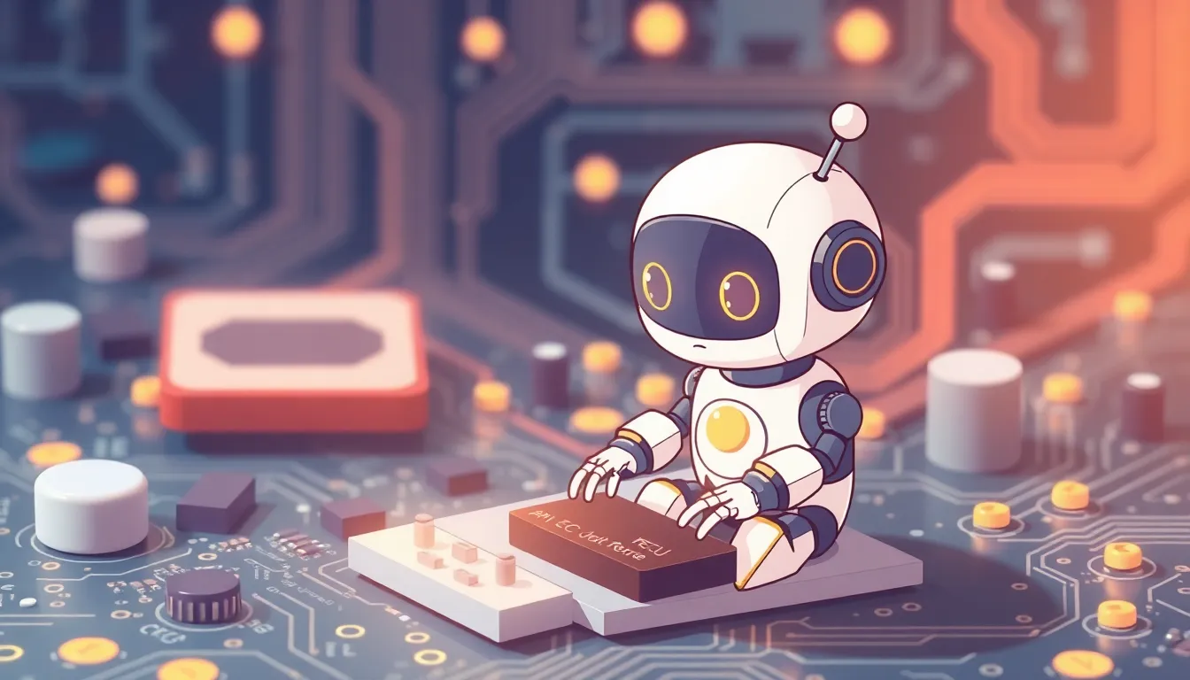AI robot working on automotive ECU development