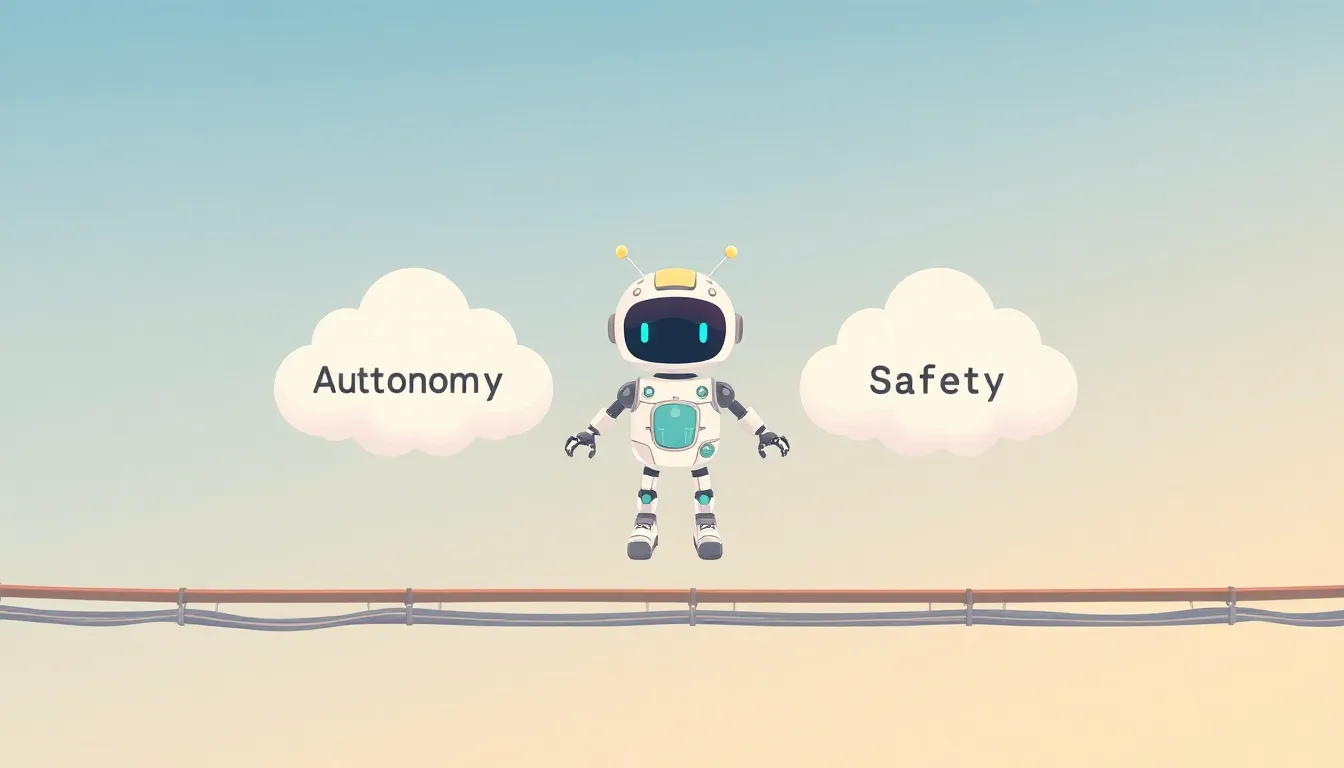 自律性と安全性のバランスを取るロボット