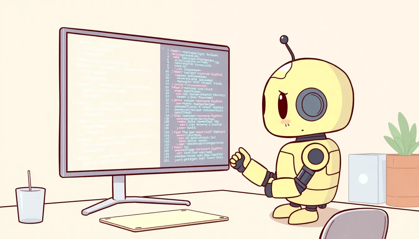 コードレビューするかわいいAIロボット