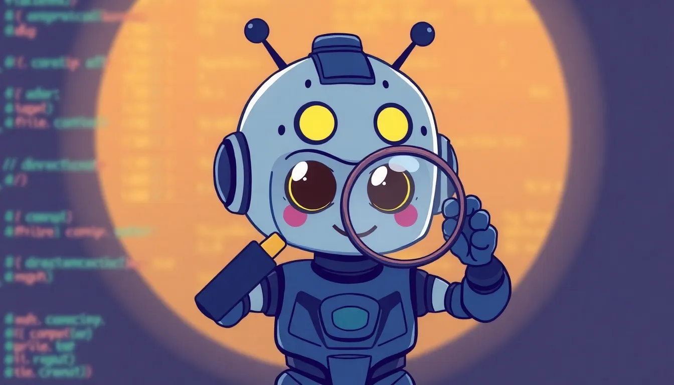 デバッグするAIロボット探偵