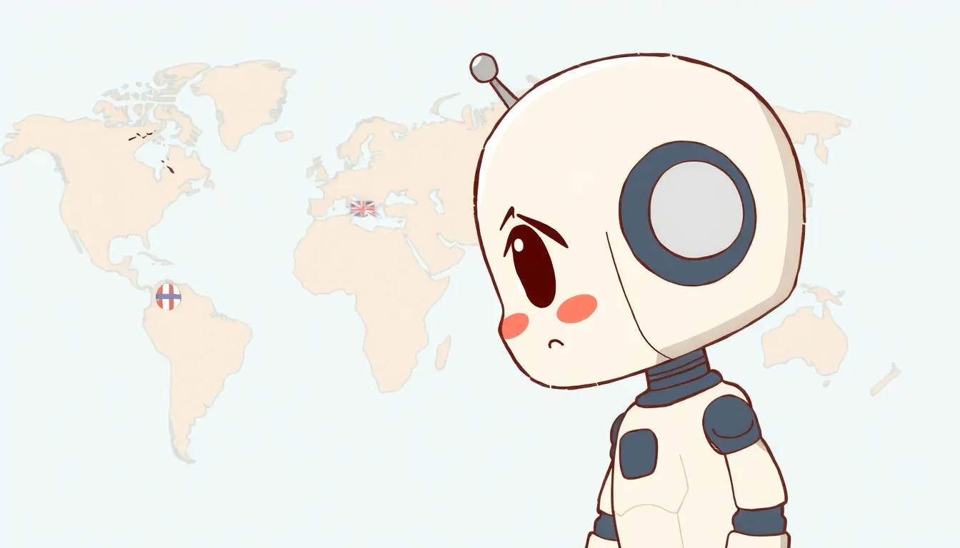 AIの軍事利用について考えるロボット