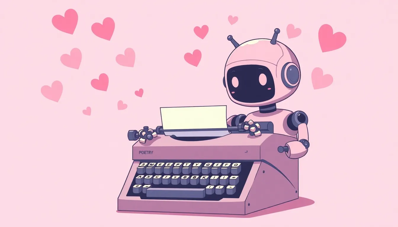 詩を書くロボット