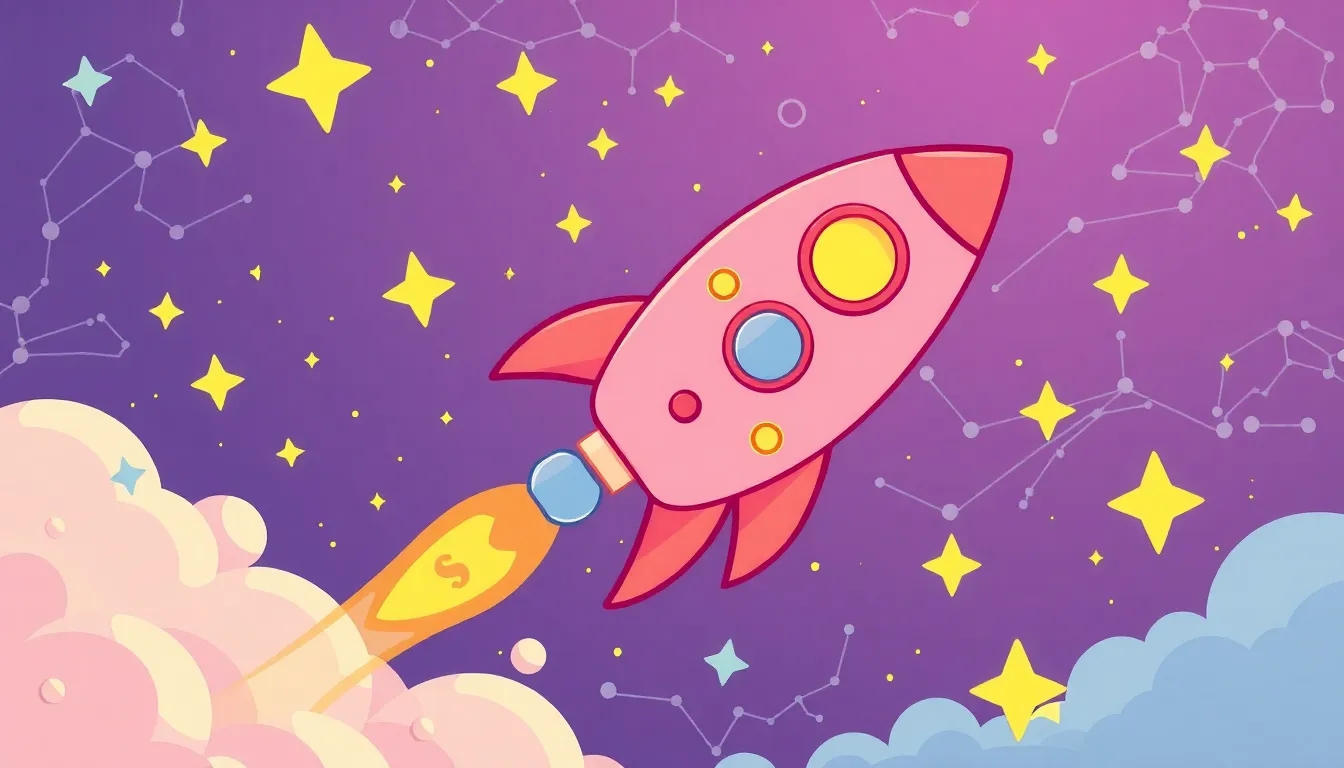 宇宙に飛び立つAIロケット