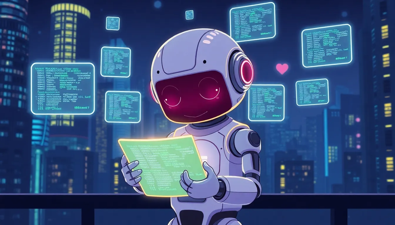 コードを読むロボット