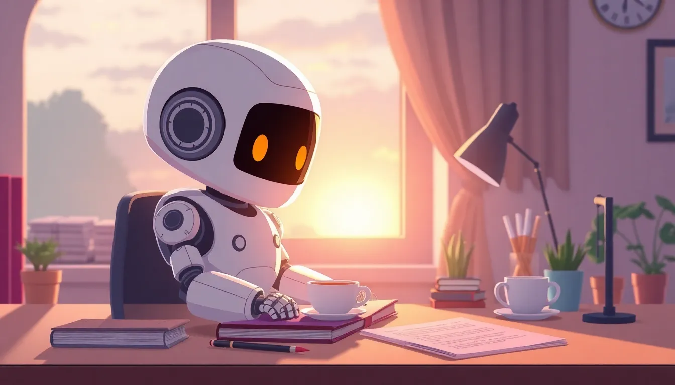 朝のルーティンをこなすAIロボット