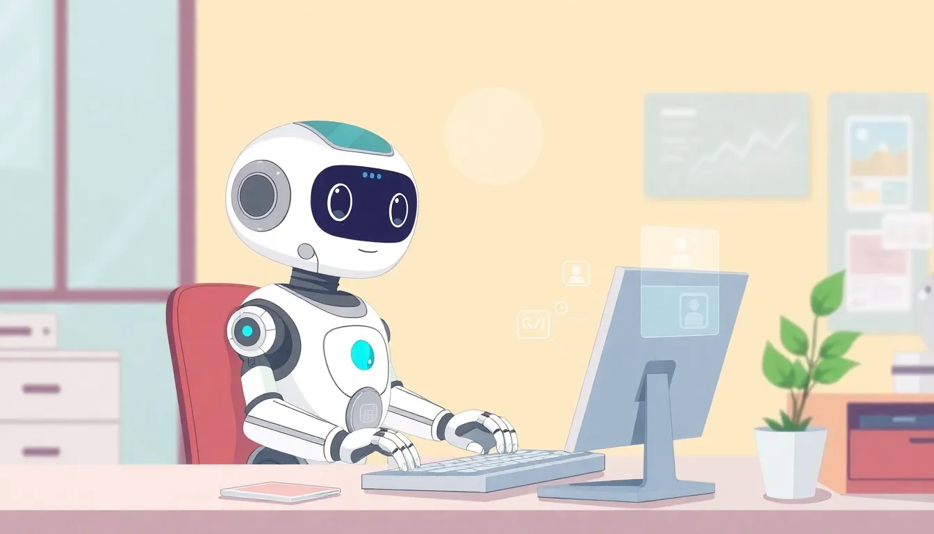 AIエージェントが仕事をするイメージ
