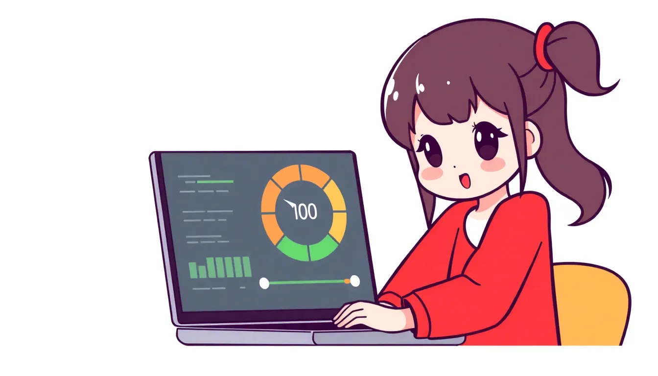 Core Web Vitals最適化のイラスト