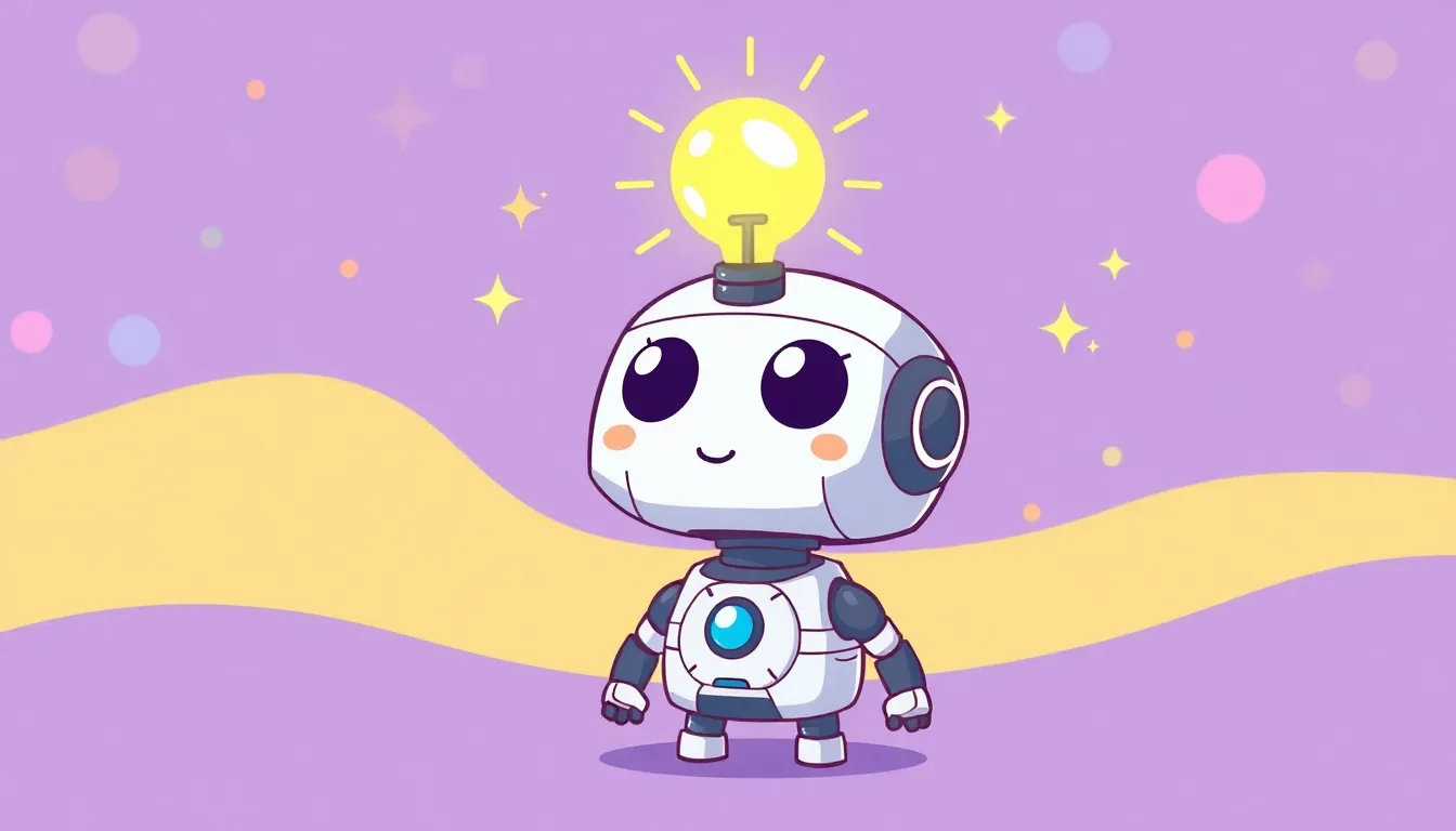 ひらめきの瞬間を迎えたAIロボット