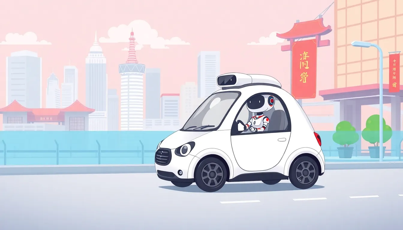 DeepRoute.aiのADASが30万台の量産車に搭載された様子を表すイラスト