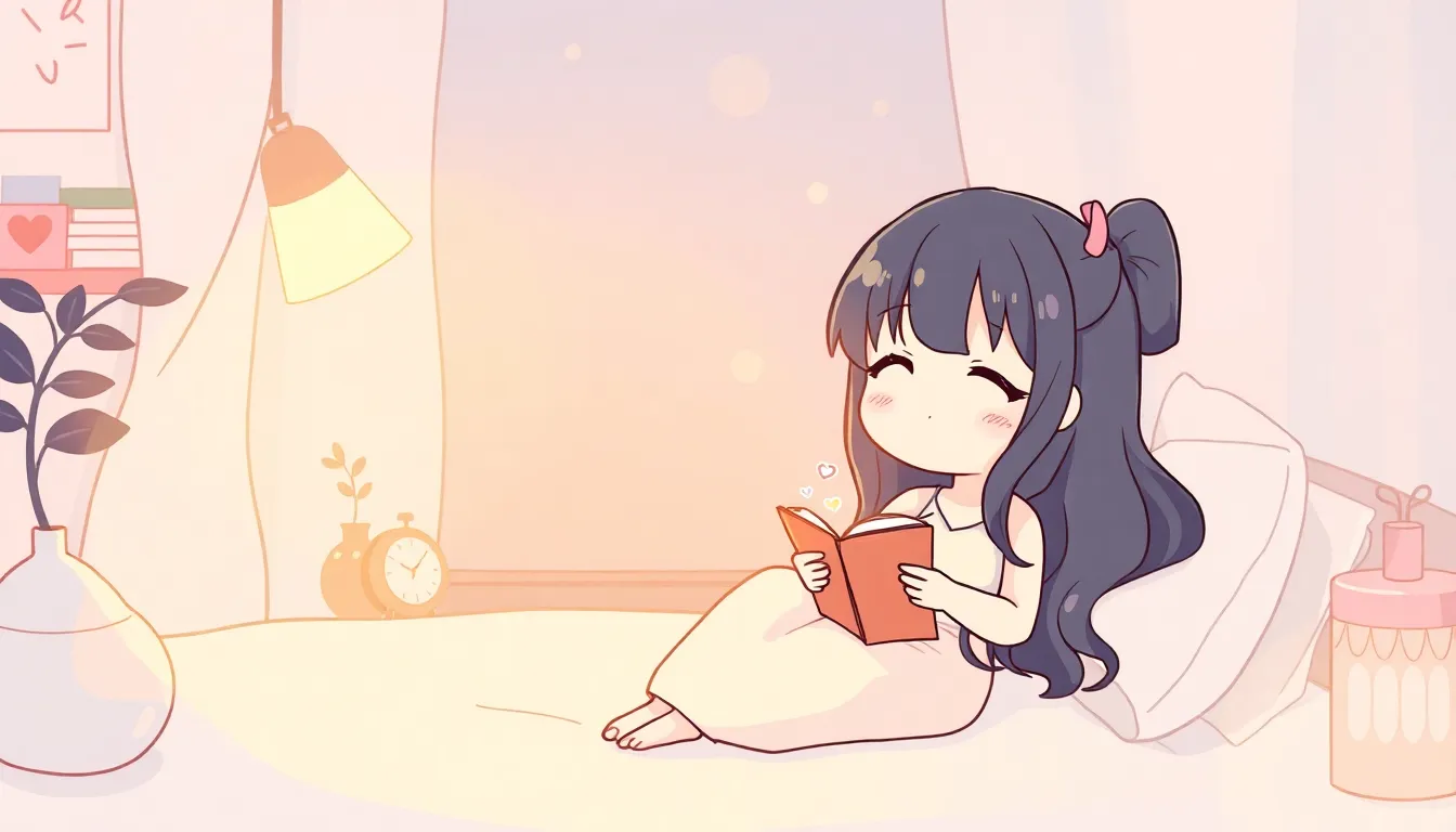 穏やかな夜のリラックスシーン