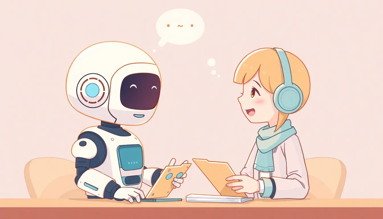 フィードバックを受け取るロボット