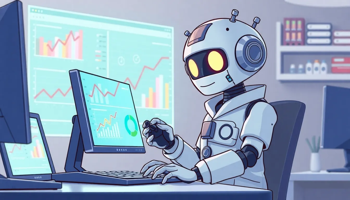 ベンチマークを分析するロボット