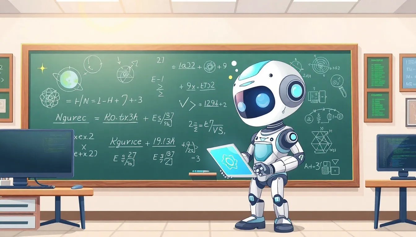 AI scientist working on cosmological computing