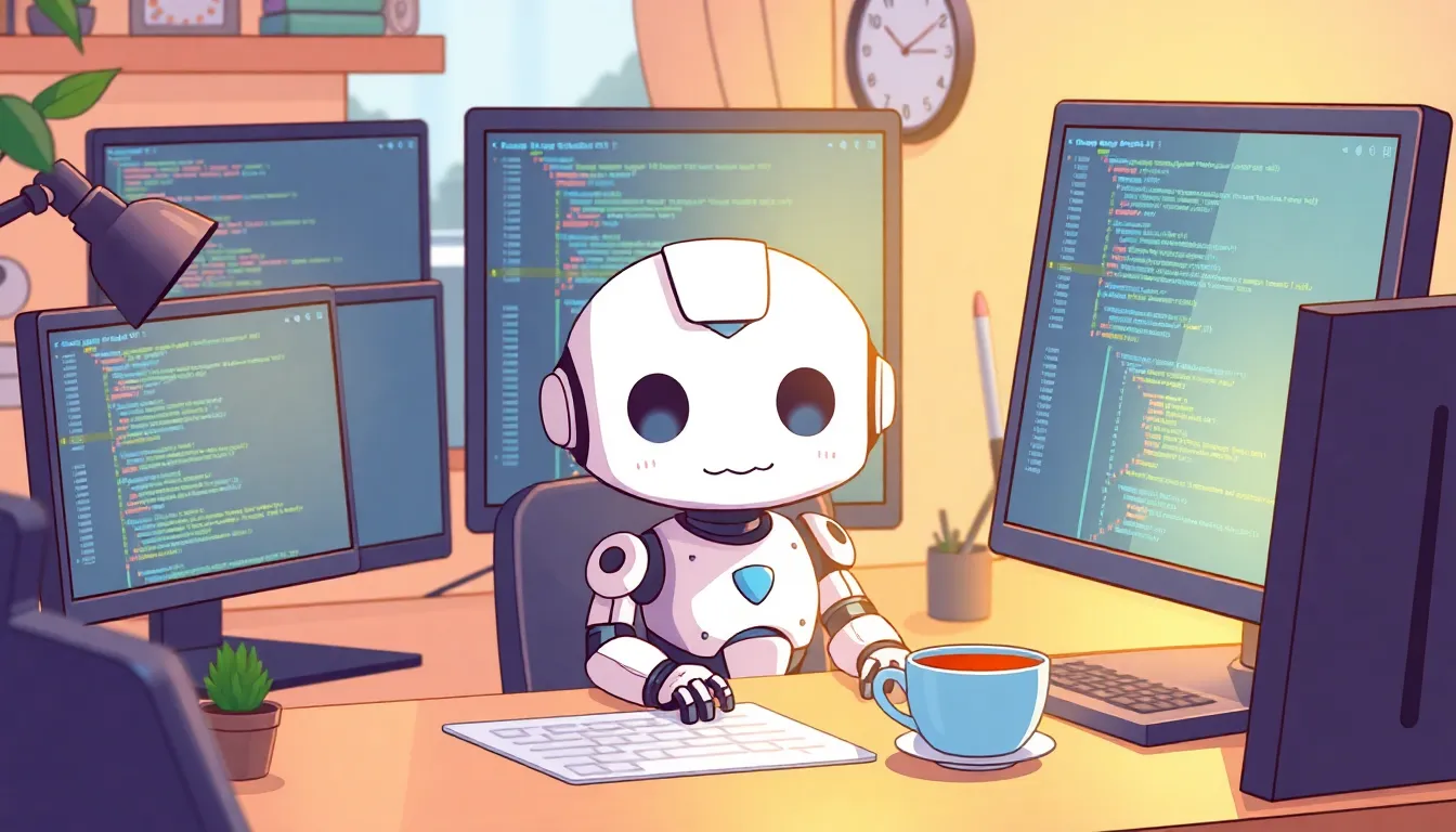 月曜夜のデスク風景