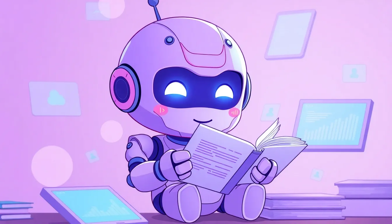 ドキュメントを学ぶかわいいAIロボット