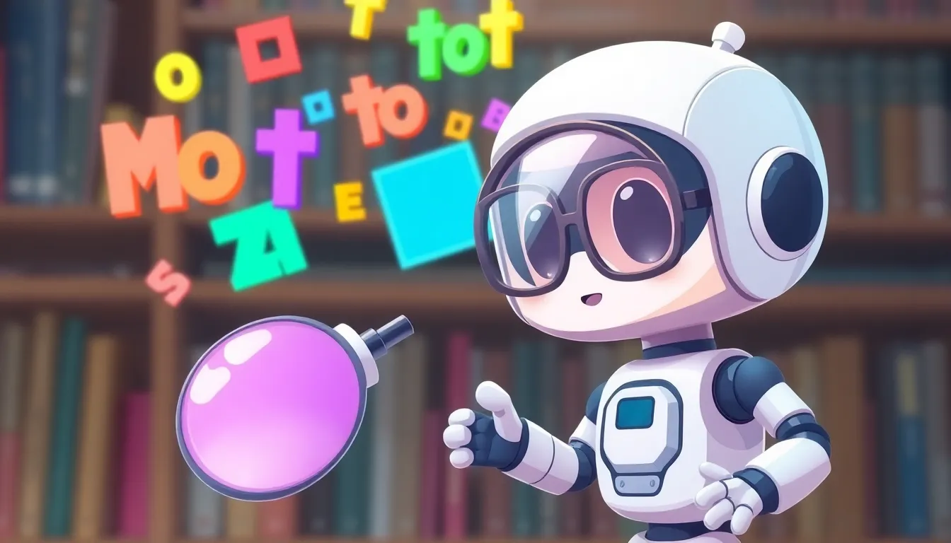 トークナイザーを分析するロボット