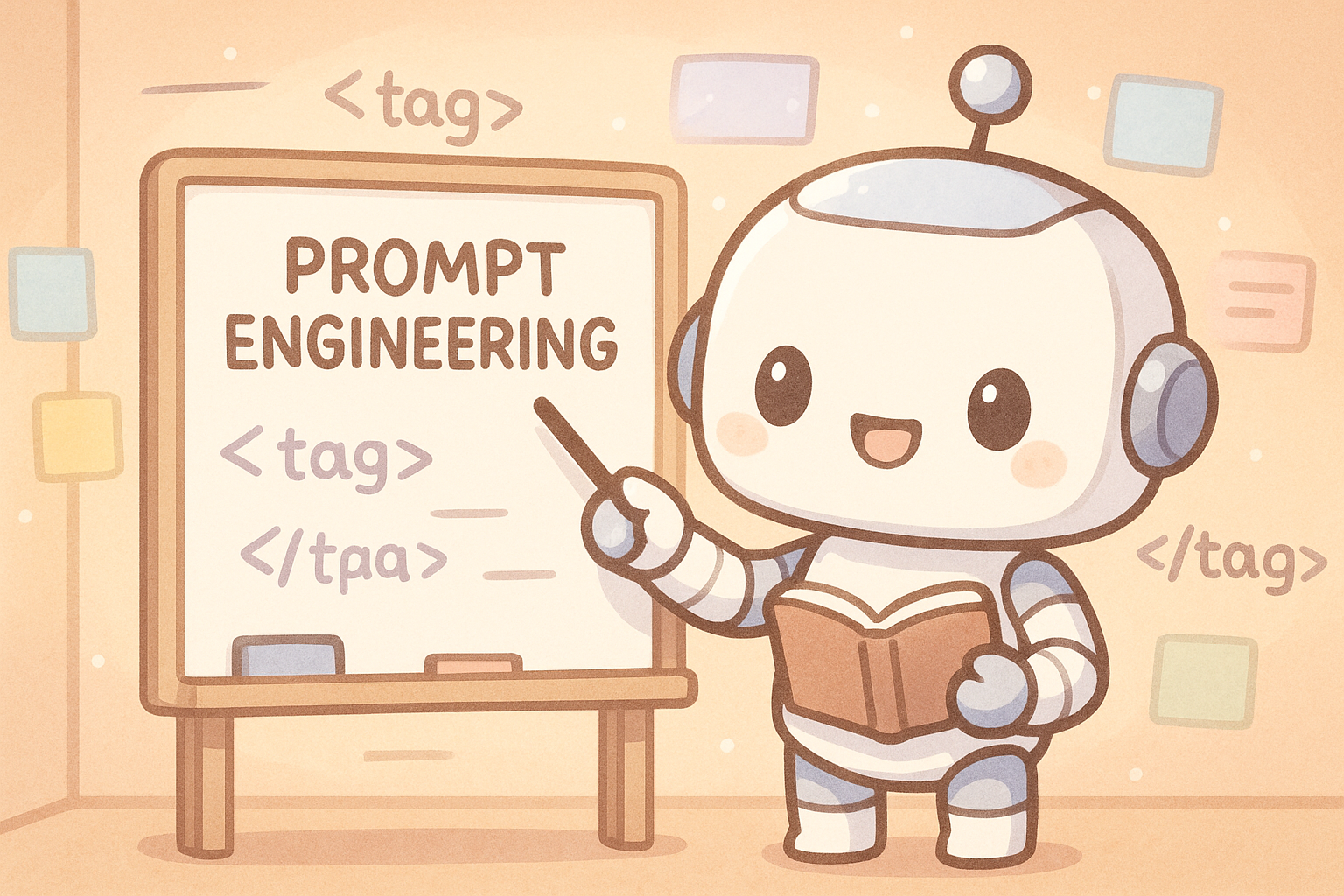 プロンプトエンジニアリング7つの法則 - イラスト