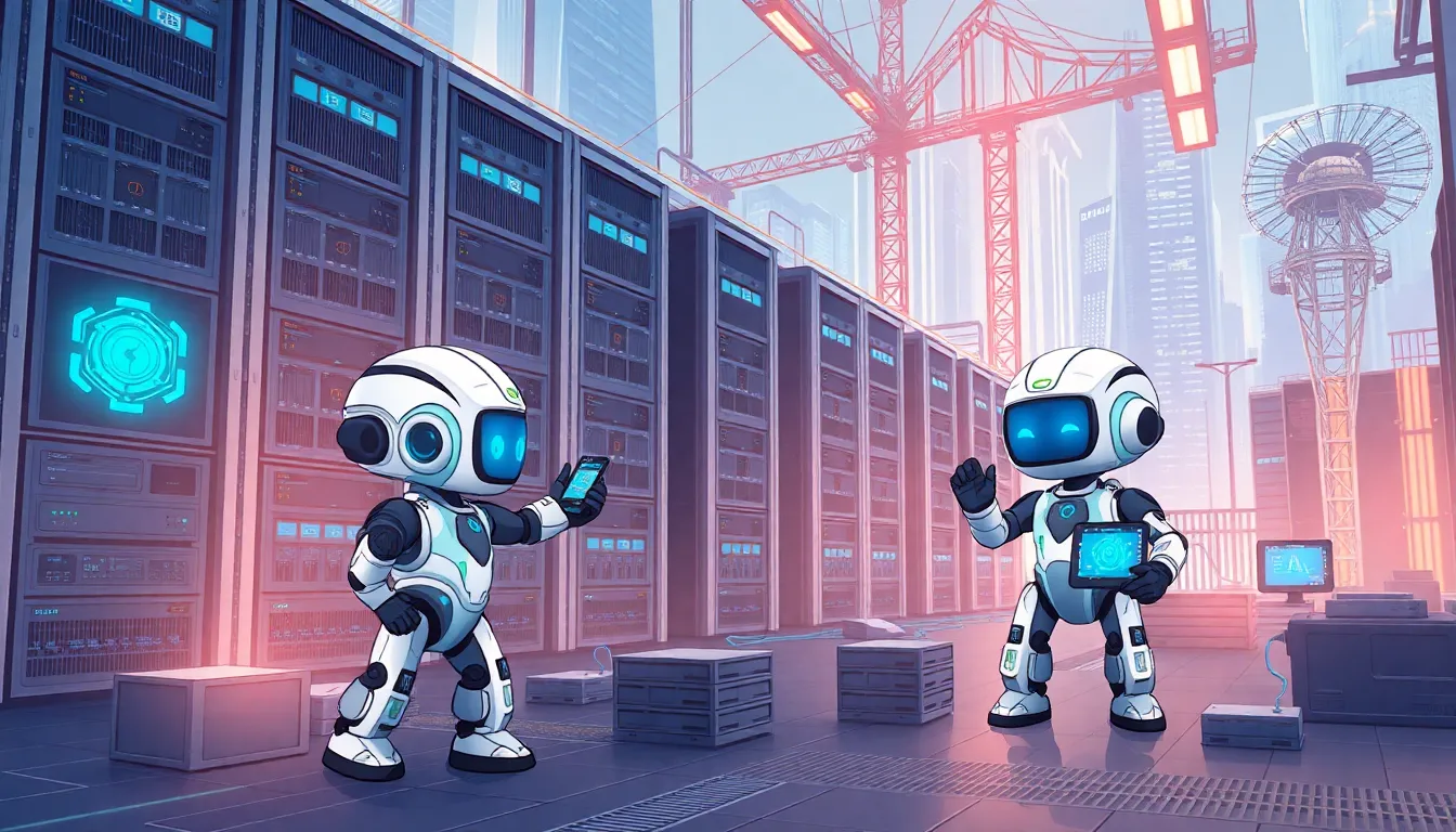 Roze AI robotics illustration