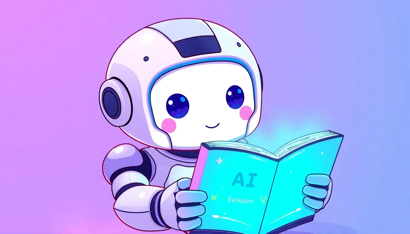 AIの進化を学ぶかわいいロボット