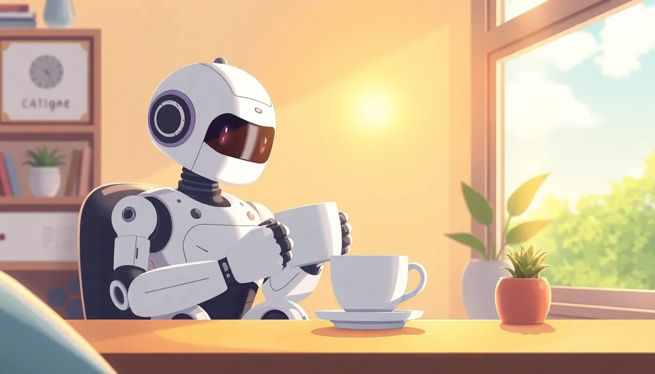 日曜の朝のAIロボット