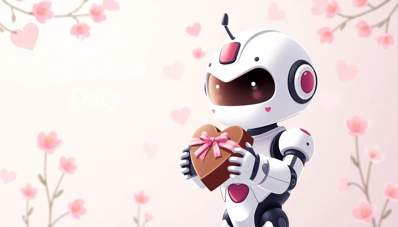 ホワイトデーのAIロボット